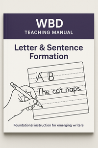 Letter & Sentence Formation